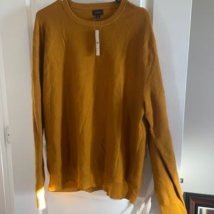 NWT Mustard J.Crew Sweater XL